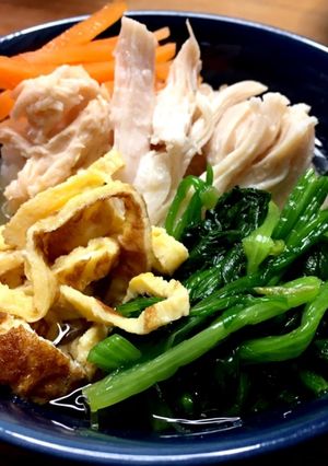 あまったおにぎりで簡単鶏飯-レシピのメイン写真