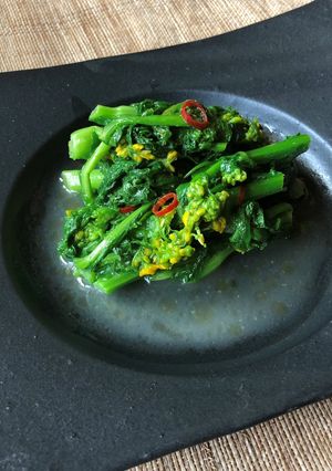 菜の花のペペロンチーノ-レシピのメイン写真