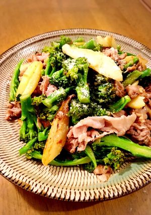 豚肉とブロッコリーのバターしょうゆ炒め☆-レシピのメイン写真