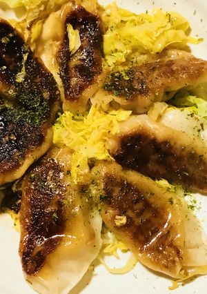 レトルト●タレ蒸し焼きでしあげる餃子-レシピのメイン写真