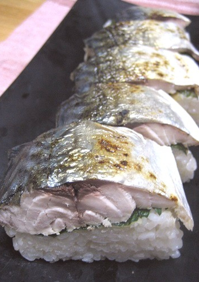簡単でおいしい焼鯖寿司-レシピのメイン写真