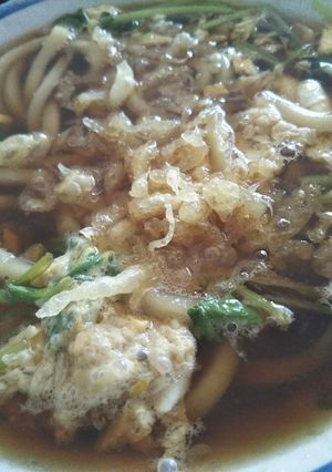 天かすと三つ葉のうどん-レシピのメイン写真