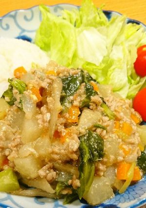 我が家の肉味噌-レシピのメイン写真