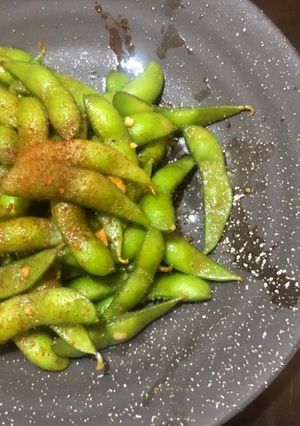 えだまめ。の、ガリバタ醤油ソテー-レシピのメイン写真