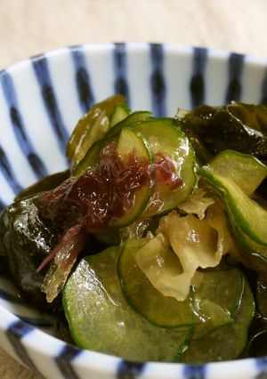 簡単♪海藻と胡瓜の酢の物（中華風）-レシピのメイン写真