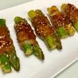 アスパラ牛肉巻きのめんつゆバター焼き