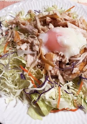 簡単✩低糖質✩チキンサラダ-レシピのメイン写真