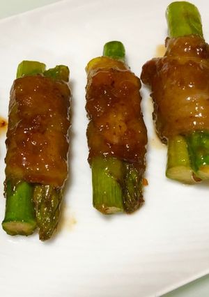 アスパラ牛肉巻きの照り焼き-レシピのメイン写真