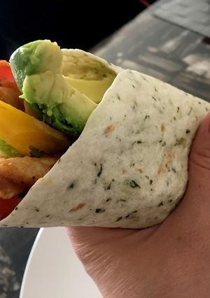簡単☆チキン&ベジーラップ-レシピのメイン写真