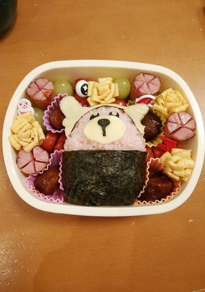 ポケモン　キテルグマ　キャラ弁-レシピのメイン写真