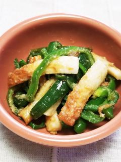 ☆ピーマン・ちくわの❣️甘辛味噌炒め☆-レシピのメイン写真