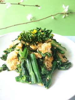 春!菜の花とふんわり卵の炒め物-レシピのメイン写真