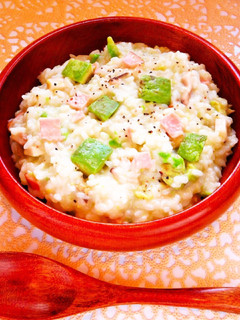 ☺冷やご飯で簡単♪アボカド豆乳リゾット☺-レシピのメイン写真