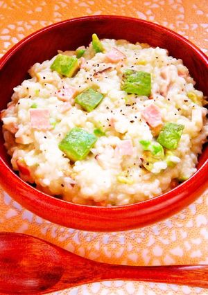 ☺冷やご飯で簡単♪アボカド豆乳リゾット☺-レシピのメイン写真