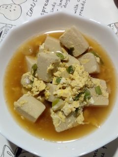 高野豆腐の卵とじ。-レシピのメイン写真