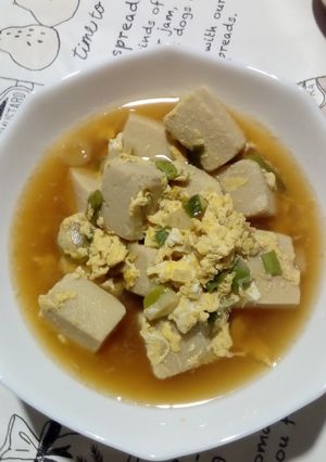高野豆腐の卵とじ。-レシピのメイン写真