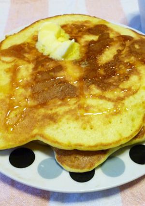 ふっくら柑橘ホットケーキ-レシピのメイン写真