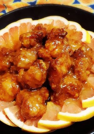 簡単 グレープフルーツチキン-レシピのメイン写真