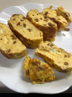 納豆チーズマヨの美味しいふわふわ卵焼き-レシピのメイン写真