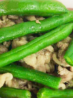簡単!牛肉とインゲンのコンソメ炒め-レシピのメイン写真