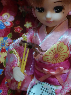 リカちゃんサイズ♡ゲソ天ꕤ*.゚-レシピのメイン写真