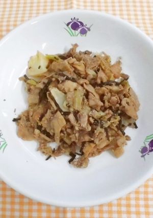 キャベツと豚肉の昆布煮-レシピのメイン写真
