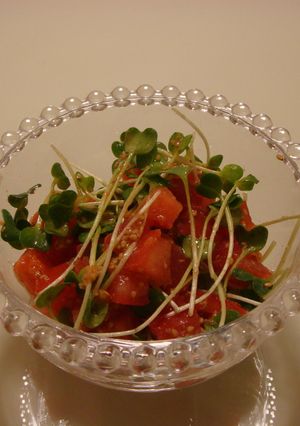 トマトと貝割れの中華風サラダ-レシピのメイン写真