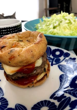 低糖質！がんもチーズバーガー-レシピのメイン写真