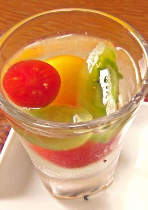 ミニカラフルトマトのさわやかゼリー-レシピのメイン写真