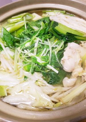 〆はお店の味！鶏生姜鍋からの〆つけ麺！-レシピのメイン写真