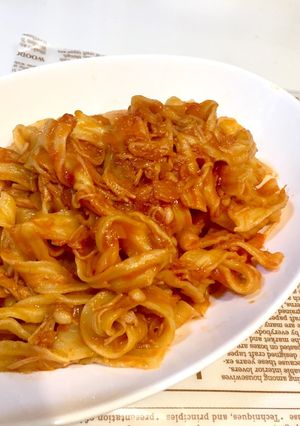 簡単♪ツナとえのきのトマトパスタ♪-レシピのメイン写真