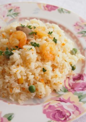 STAUBで海老ピラフ-レシピのメイン写真