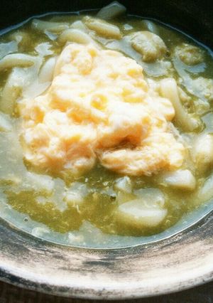 犬ご飯　とろーり春色うどん-レシピのメイン写真