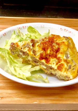 簡単☆時短 ミンチでオムレツ?-レシピのメイン写真