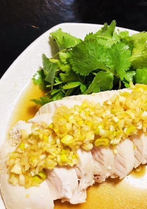 鶏むね肉のよだれどり風〜パクチー添え-レシピのメイン写真