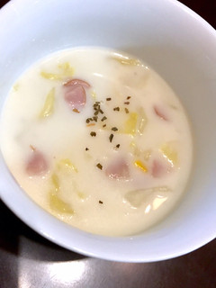 キャベツのコクのあるミルクスープ♡-レシピのメイン写真