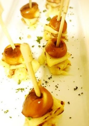 プロヴォーラチーズの筍ピンチョス-レシピのメイン写真
