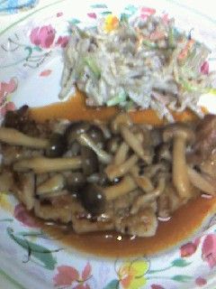 豚肉のソテー(しめじソース)-レシピのメイン写真