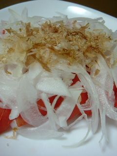 新玉ねぎとトマトのサラダ-レシピのメイン写真