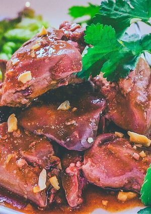 65℃ 鶏レバー エスニックソース-レシピのメイン写真
