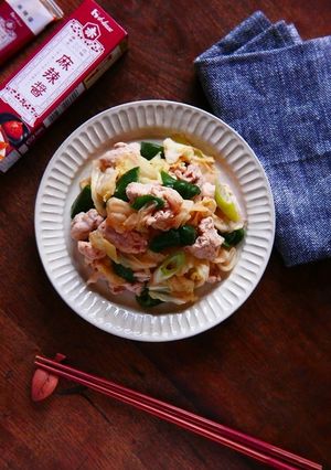 回鍋肉風★キャベツと豚肉のレンチン炒め-レシピのメイン写真