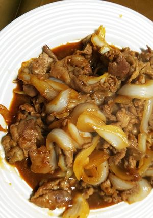 超簡単、焼き肉のたれで豚肉新生姜炒め-レシピのメイン写真