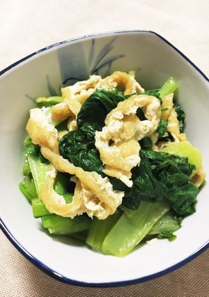 レンジdeズボラ小松菜の煮びたし-レシピのメイン写真