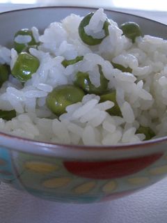昆布茶で簡単!グリンピースご飯-レシピのメイン写真