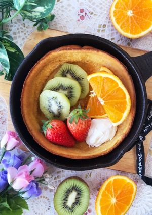 ホイップマリーム♡幸せ朝食ダッチベイビー-レシピのメイン写真