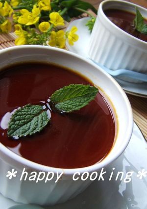 とろ～り☆とろける紅茶のプリン-レシピのメイン写真