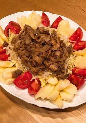 我が家の定番！ジューシー豚肉サラダ-レシピのメイン写真