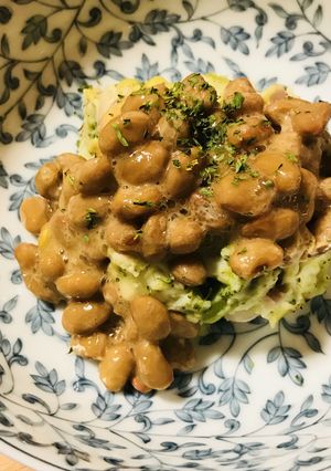 ブロッコリーのポテトサラダ☆納豆のせ-レシピのメイン写真