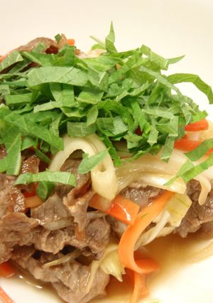 新食感！牛肉の三彩和え☆-レシピのメイン写真