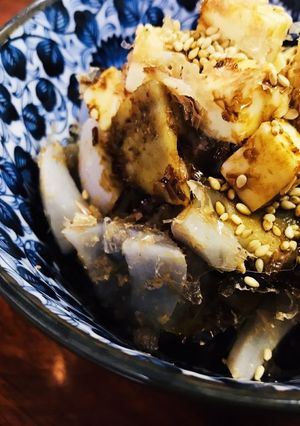 おつまみに☆れんこんとチーズのおかか和え-レシピのメイン写真